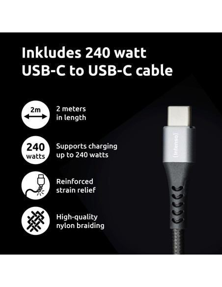 Intenso 7810010 Adapter Zasilający/ Inwentor Wewnętrzna 100 W Czarny