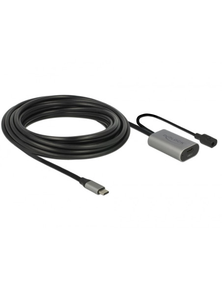Delock 85392 Kabel Usb Usb 3.2 Gen 1 (3.1 Gen 1) 5 M Usb C Czarny, Szary