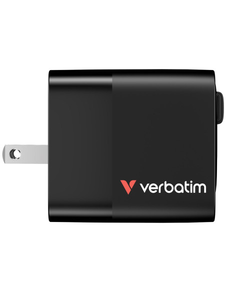 Ładowarka Verbatim Gan 65W 2Xusb-C Pd,1Xusb-A, Retrac. Przewód 32217
