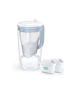 Dzbanek Filtrujący Brita Glass+2 Wkłady Maxtrapro Pp (Niebieski  2,5L)