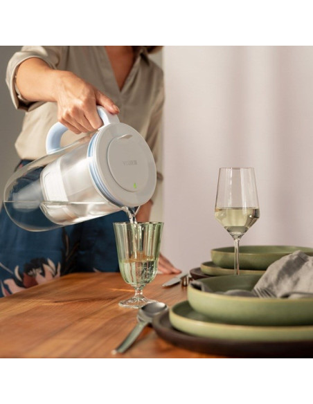 Dzbanek Filtrujący Brita Glass+2 Wkłady Maxtrapro Pp (Niebieski  2,5L)