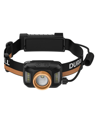 Duracell Dh1500R Latarka Czołowa Czarny, Pomarańczowy
