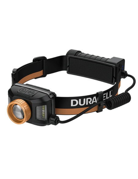 Duracell Dh1500R Latarka Czołowa Czarny, Pomarańczowy