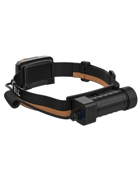 Duracell Dh1500R Latarka Czołowa Czarny, Pomarańczowy