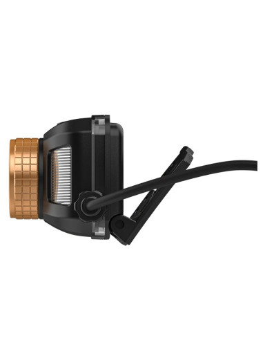 Duracell Dh1500R Latarka Czołowa Czarny, Pomarańczowy