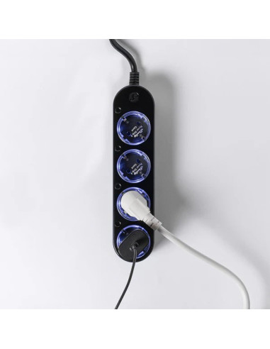 Inteligentna Listwa Zasilający Shelly Power Strip 4 Gen4 Black