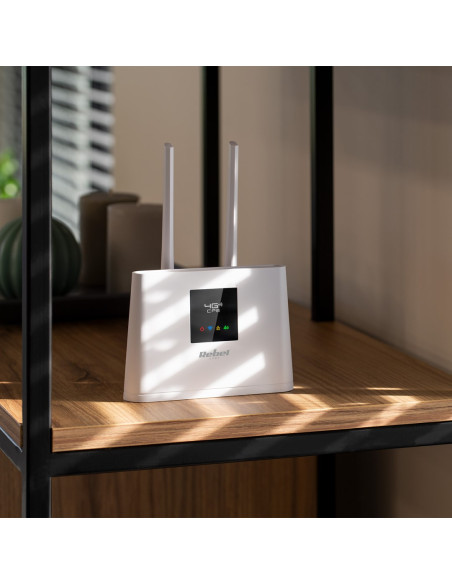 Rebel Rb-0702 Router/Modem Bezprzewodowy (2,4 Ghz) 3G 4G Biały