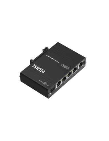 Teltonika Tsw114000000 Przełącznik Sieciowy Nie Zarządzany Gigabit Ethernet (10/100/1000) Czarny