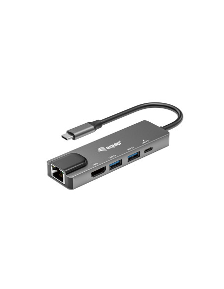 Equip 133489 Stacja Dokująca Przewodowa Usb 3.2 Gen 1 (3.1 Gen 1) Type-C Szary
