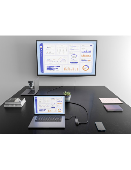 Equip 133489 Stacja Dokująca Przewodowa Usb 3.2 Gen 1 (3.1 Gen 1) Type-C Szary