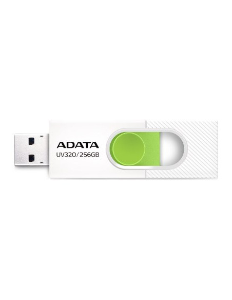 Adata Uv320 Pamięć Usb 256 Gb Usb Typu-A 3.2 Gen 1 (3.1 Gen 1) Zielony, Biały