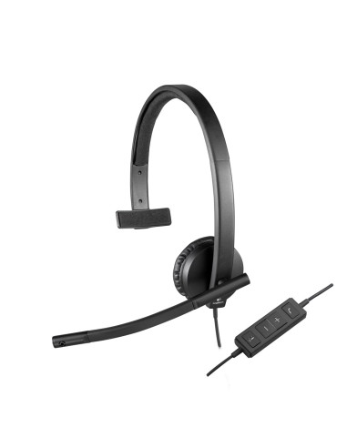 Logitech H570E Zestaw Słuchawkowy Przewodowa Opaska Na Głowę Biuro/Centrum Telefoniczne Usb Typu-A Czarny