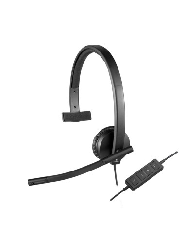 Logitech H570E Zestaw Słuchawkowy Przewodowa Opaska Na Głowę Biuro/Centrum Telefoniczne Usb Typu-A Czarny