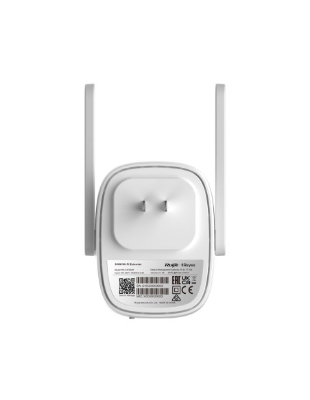 Ruijie Networks Rg-Ew300R Siatkowy System Wi-Fi Jedna Częstotliwości (2,4 Ghz) Wi-Fi 4 (802.11N) Biały 1 Zewnętrzny
