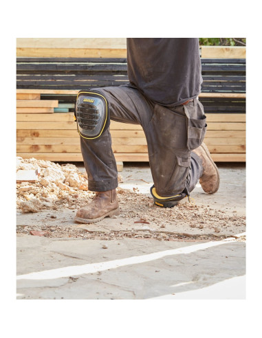 Stanley Fatmax Fmst82960-1 Ochraniacz Na Kolana Żółty, Czarny Żelowy, Nylon, Guma