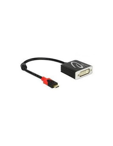 Delock 62734 Adapter Kablowy 0,2 M Displayport Hdmi Typu A (Standard) Czarny