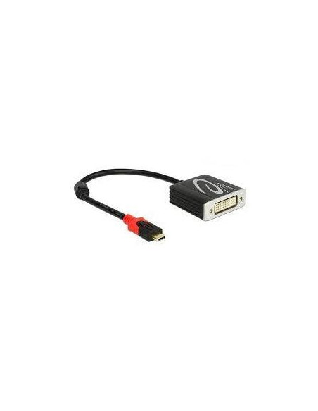 Delock 62734 Adapter Kablowy 0,2 M Displayport Hdmi Typu A (Standard) Czarny
