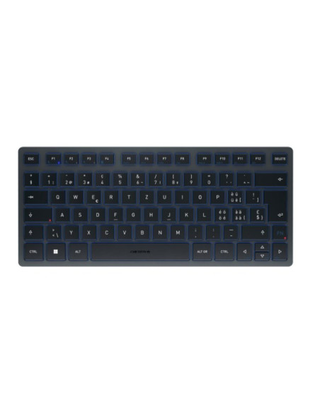 Cherry Tas Kw 7100 Mini Bt Bezprzewodowy Układ Ch-Slate Niebieski