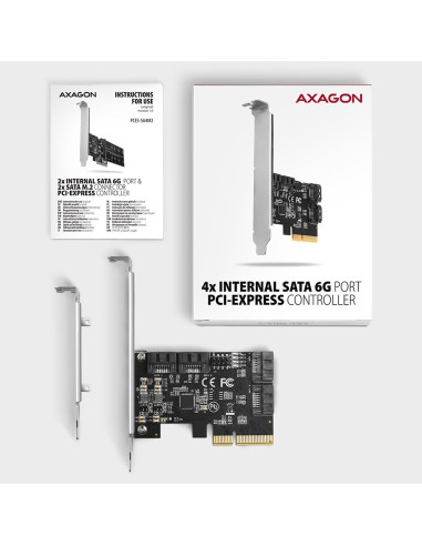 Axagon Pces-Sa4X4 Adapter Wewnętrzny Sata