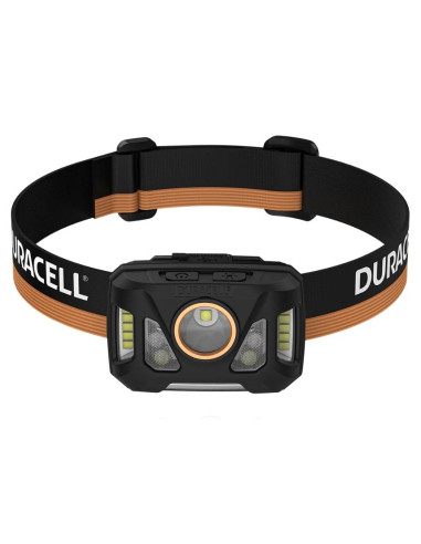 Duracell Dh1000R Latarka Czołowa Czarny, Pomarańczowy