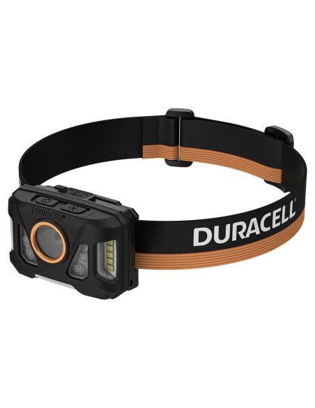 Duracell Dh1000R Latarka Czołowa Czarny, Pomarańczowy