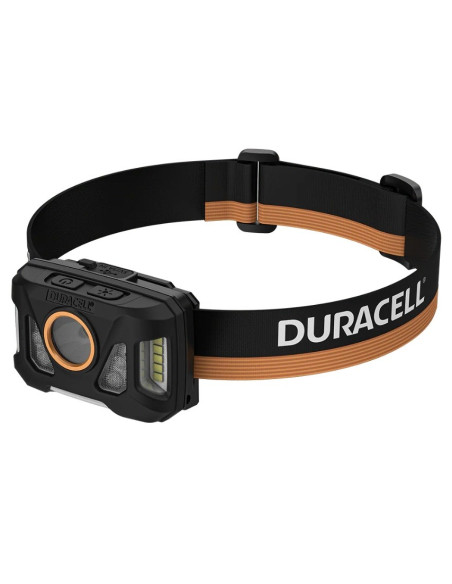 Duracell Dh1000R Latarka Czołowa Czarny, Pomarańczowy