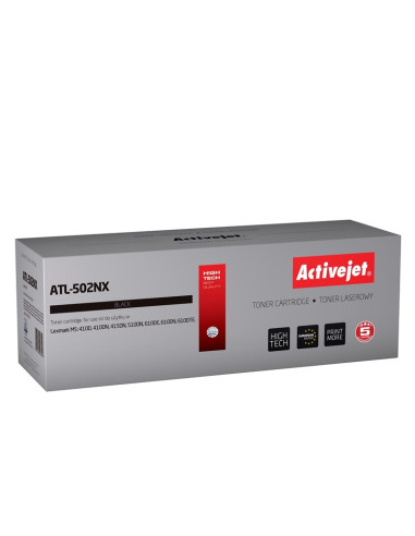 Activejet Atl-502Nx Toner (Zamiennik Lexmark 502X/50F2X00  Supreme  10000 Stron  Czarny)