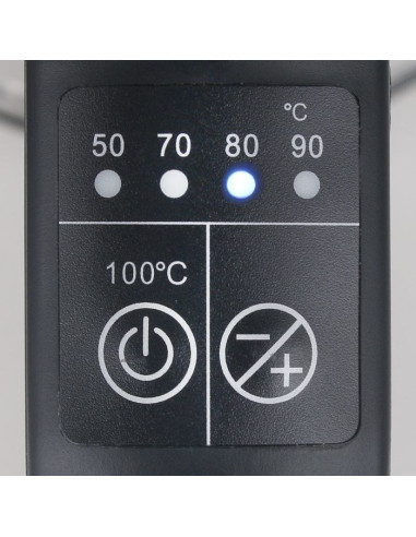 Emerio Wk-122730 Czajnik Elektryczny 1,7 L 2200 W Czarny, Srebrny, Przezroczysty