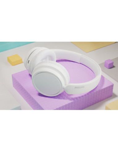 Philips 5000 Series Tah5209Wt/00 Słuchawki/Zestaw Słuchawkowy Bezprzewodowy Opaska Na Głowę Połączenia/Muzyka Bluetooth Biały