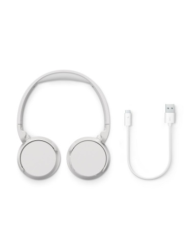 Philips 4000 Series Tah4209Wt/00 Słuchawki/Zestaw Słuchawkowy Bezprzewodowy Opaska Na Głowę Połączenia/Muzyka Bluetooth Biały