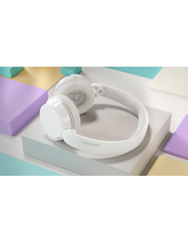 Philips 4000 Series Tah4209Wt/00 Słuchawki/Zestaw Słuchawkowy Bezprzewodowy Opaska Na Głowę Połączenia/Muzyka Bluetooth Biały
