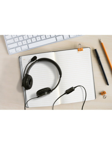 Kensington K33065Ww Słuchawki/Zestaw Słuchawkowy Przewodowa Opaska Na Głowę Biuro/Centrum Telefoniczne Usb Typu-A Czarny