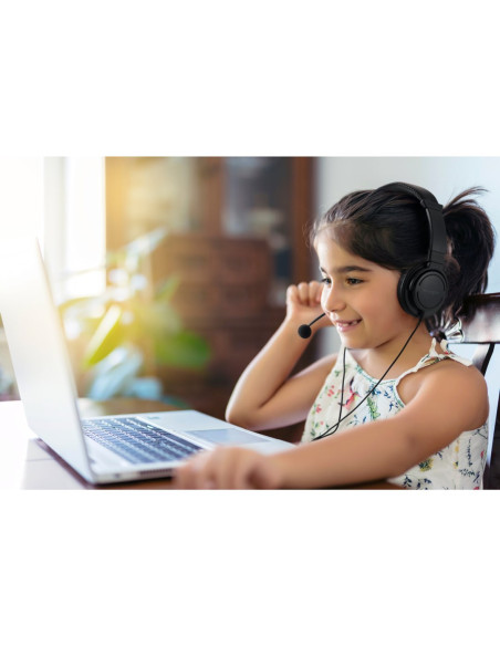 Kensington K33065Ww Słuchawki/Zestaw Słuchawkowy Przewodowa Opaska Na Głowę Biuro/Centrum Telefoniczne Usb Typu-A Czarny