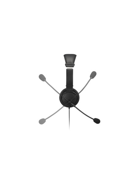 Kensington K33065Ww Słuchawki/Zestaw Słuchawkowy Przewodowa Opaska Na Głowę Biuro/Centrum Telefoniczne Usb Typu-A Czarny