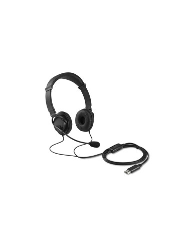 Kensington K33065Ww Słuchawki/Zestaw Słuchawkowy Przewodowa Opaska Na Głowę Biuro/Centrum Telefoniczne Usb Typu-A Czarny