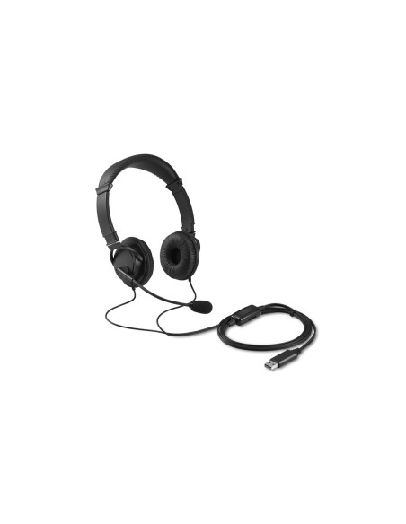 Kensington K33065Ww Słuchawki/Zestaw Słuchawkowy Przewodowa Opaska Na Głowę Biuro/Centrum Telefoniczne Usb Typu-A Czarny