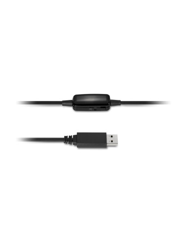 Kensington K33065Ww Słuchawki/Zestaw Słuchawkowy Przewodowa Opaska Na Głowę Biuro/Centrum Telefoniczne Usb Typu-A Czarny