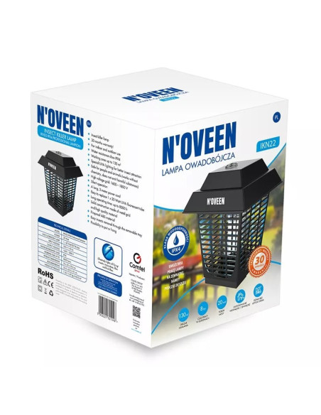 Lampa Owadobójcza Noveen Ikn22 Ipx4 Professional Lampion