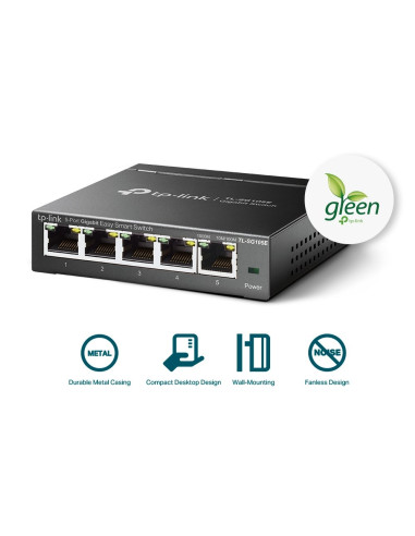 Switch Tp-Link Tl-Sg105E (5X 10/100/1000Mbps)