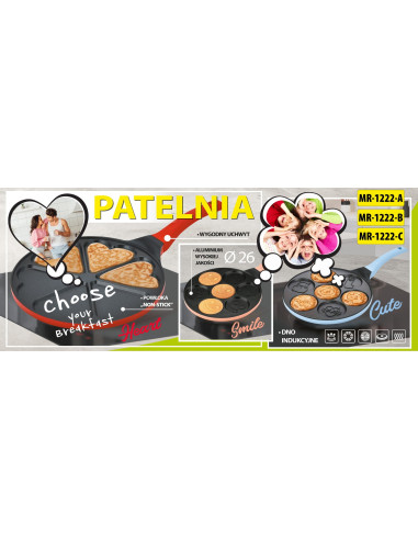 Patelnia Naleśnikow 26Cm „Smile” Mr-1222-B Maestro