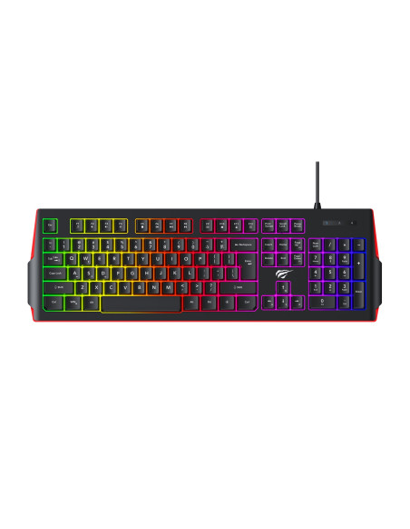 Klawiatura Gamingowa Havit Kb866L (Czarno-Czerwony)