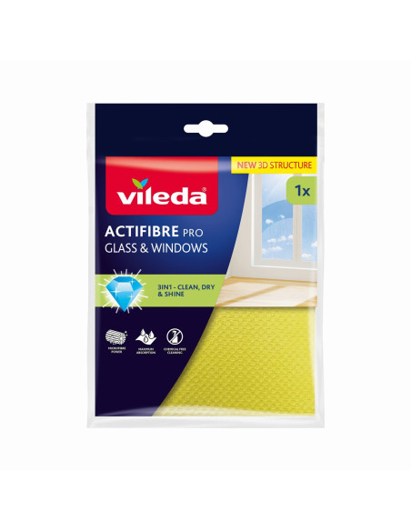 Ściereczka Vileda Actifibre Pro Do Szkła I Okien 1Szt.