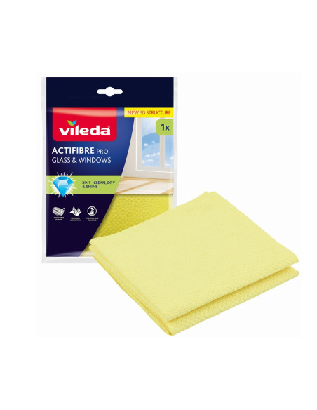 Ściereczka Vileda Actifibre Pro Do Szkła I Okien 1Szt.
