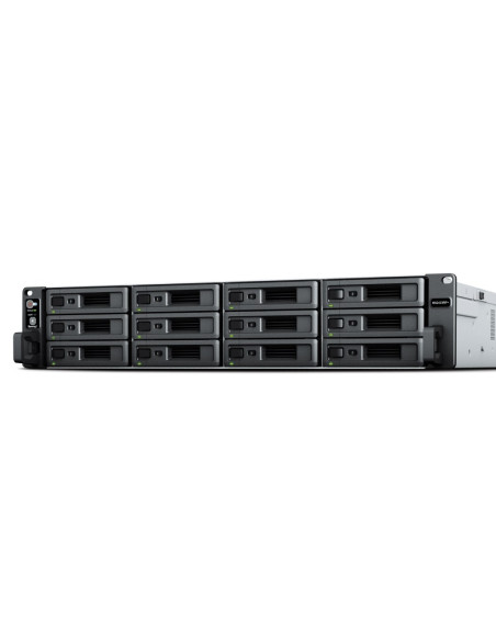 Synology Rackstation Rs2423Rp+ Serwer Danych Nas Rack (2U) Ryzen Embedded V1780B 8 Gb Ddr4 0 Tb Diskstation Manager Czarny, Szar