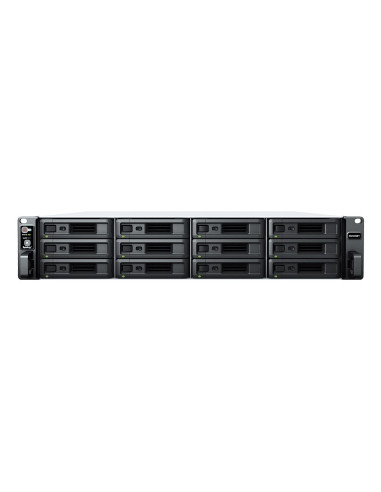 Synology Rackstation Rs2423Rp+ Serwer Danych Nas Rack (2U) Ryzen Embedded V1780B 8 Gb Ddr4 0 Tb Diskstation Manager Czarny, Szar