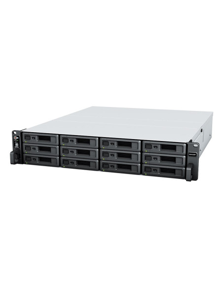 Synology Rackstation Rs2423Rp+ Serwer Danych Nas Rack (2U) Ryzen Embedded V1780B 8 Gb Ddr4 0 Tb Diskstation Manager Czarny, Szar
