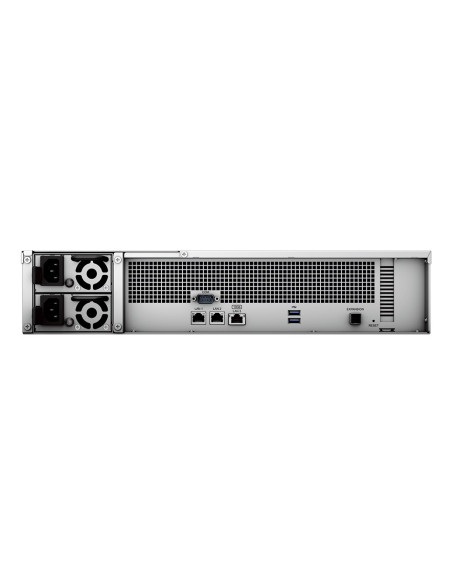 Synology Rackstation Rs2423Rp+ Serwer Danych Nas Rack (2U) Ryzen Embedded V1780B 8 Gb Ddr4 0 Tb Diskstation Manager Czarny, Szar