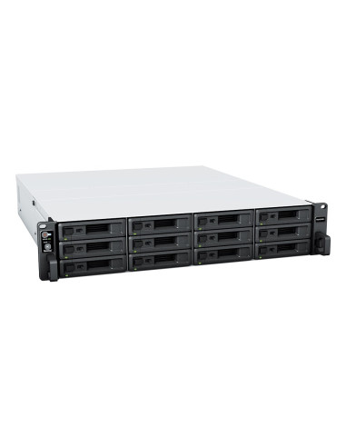 Synology Rackstation Rs2423Rp+ Serwer Danych Nas Rack (2U) Ryzen Embedded V1780B 8 Gb Ddr4 0 Tb Diskstation Manager Czarny, Szar