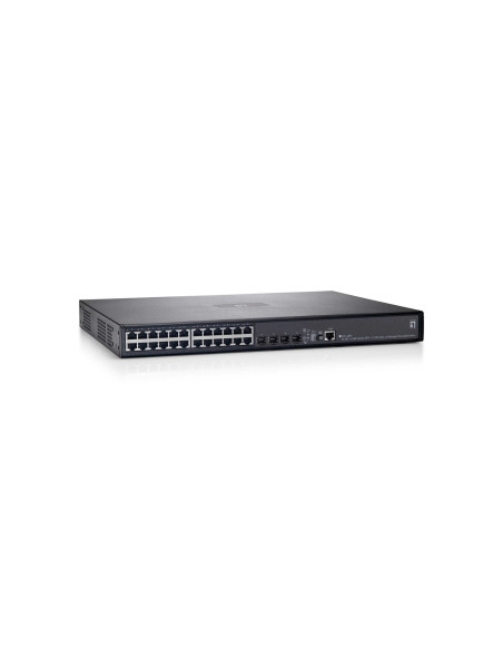 Levelone Gtl-2691 Przełącznik Sieciowy Zarządzany L3 Gigabit Ethernet (10/100/1000) Czarny