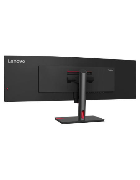 Lenovo Thinkvision P49W-30 Monitor Komputerowy 124,5 Cm (49") 5120 X 1440 Px Dual Wqhd Led Czarny